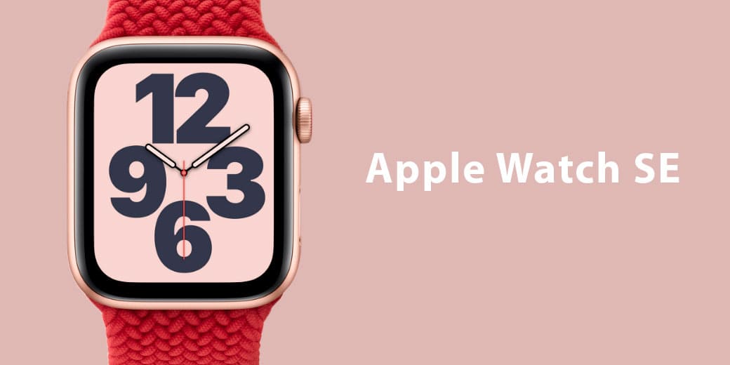 Apple Watch SE z kolorowym paskiem
