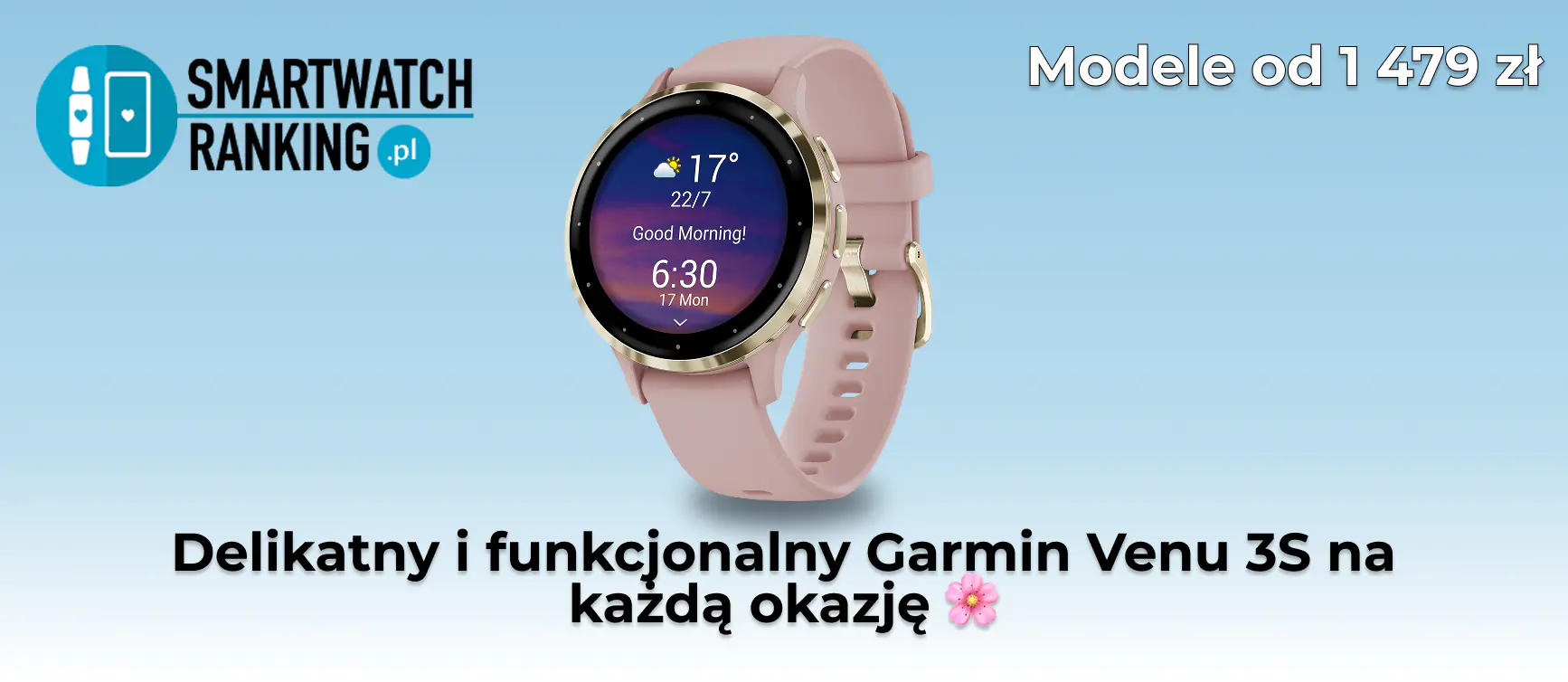 Wszechstronny Garmin Venu 3S łączący styl, wygodę i technologię