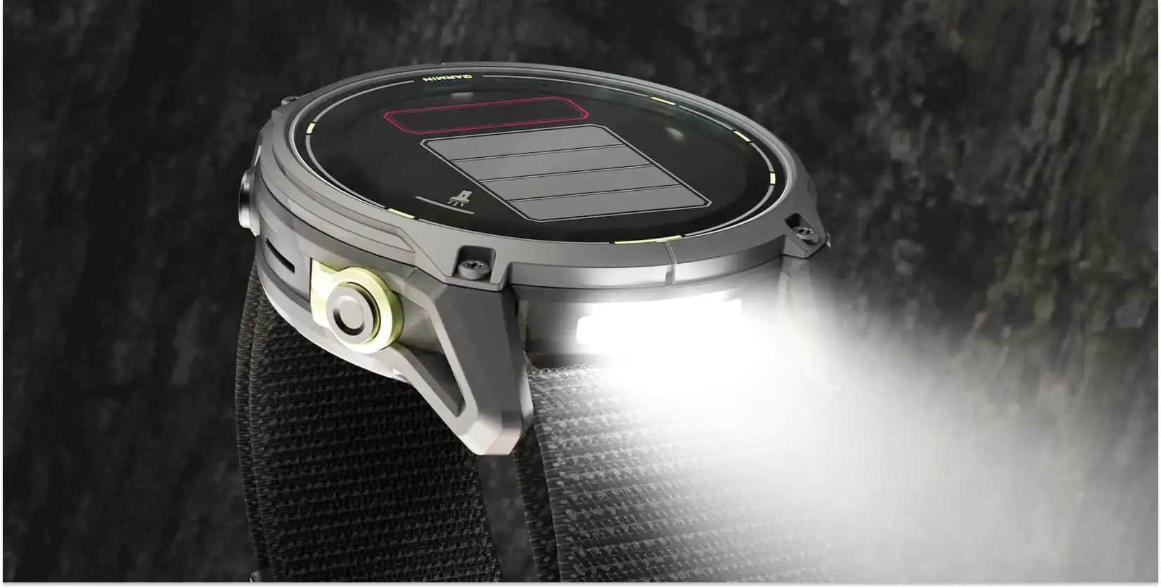 Mocna latarka w Garmin Enduro 3, gwarantująca widoczność bez względu na warunki