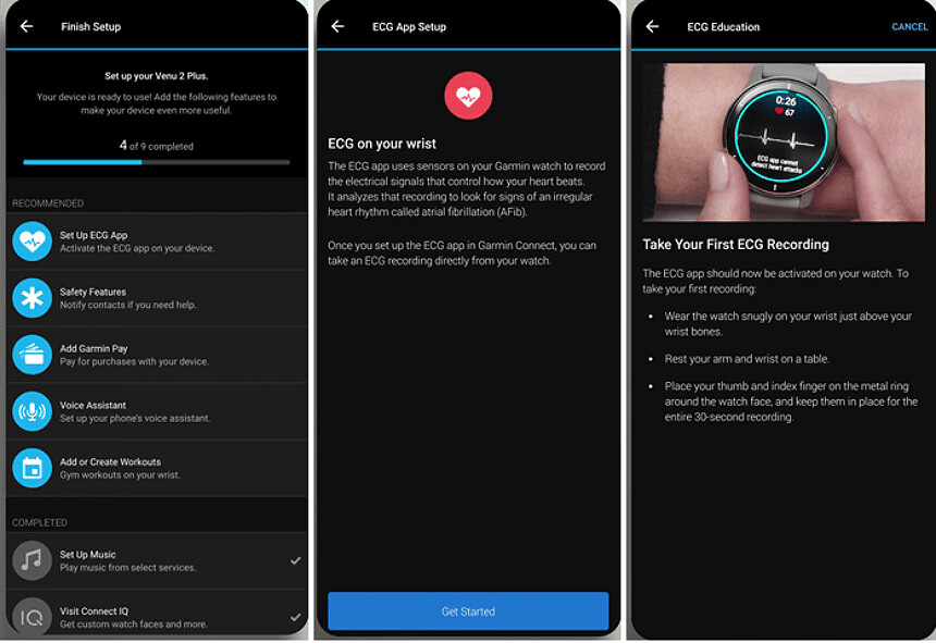 Konfiguracja zegarka Garmin za pomocą aplikacji Garmin Connect 