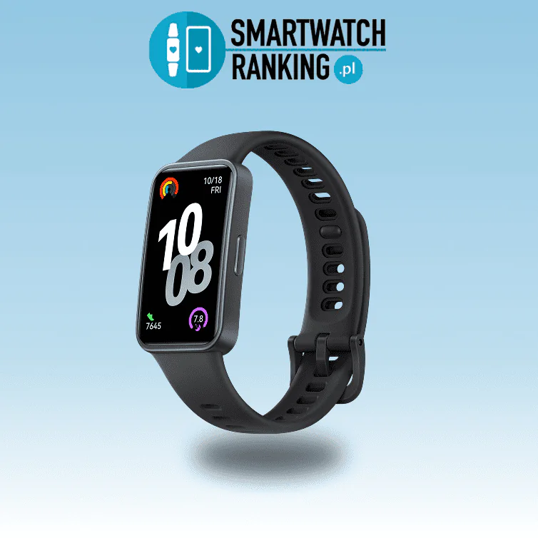 Zegarek Huawei Band 10 z minimalistycznym designem na nadgarstku