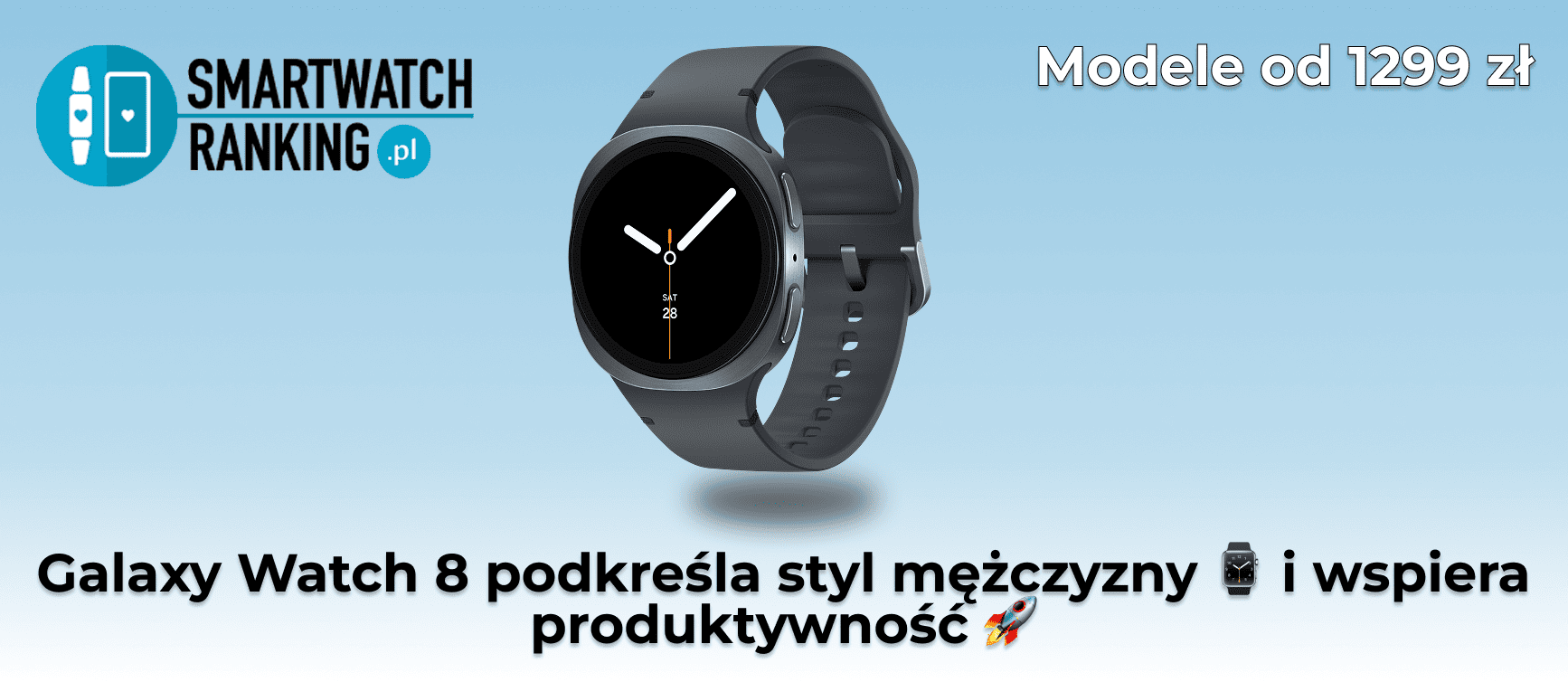 Nowoczesny Galaxy Watch 8 jako męski smartwatch Samsung łączy styl i funkcjonalność na co dzień
