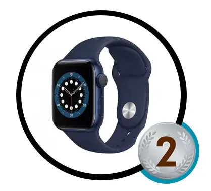 Apple Watch Series 6 GPS (Blue Aluminium/Surf Blue Sport)